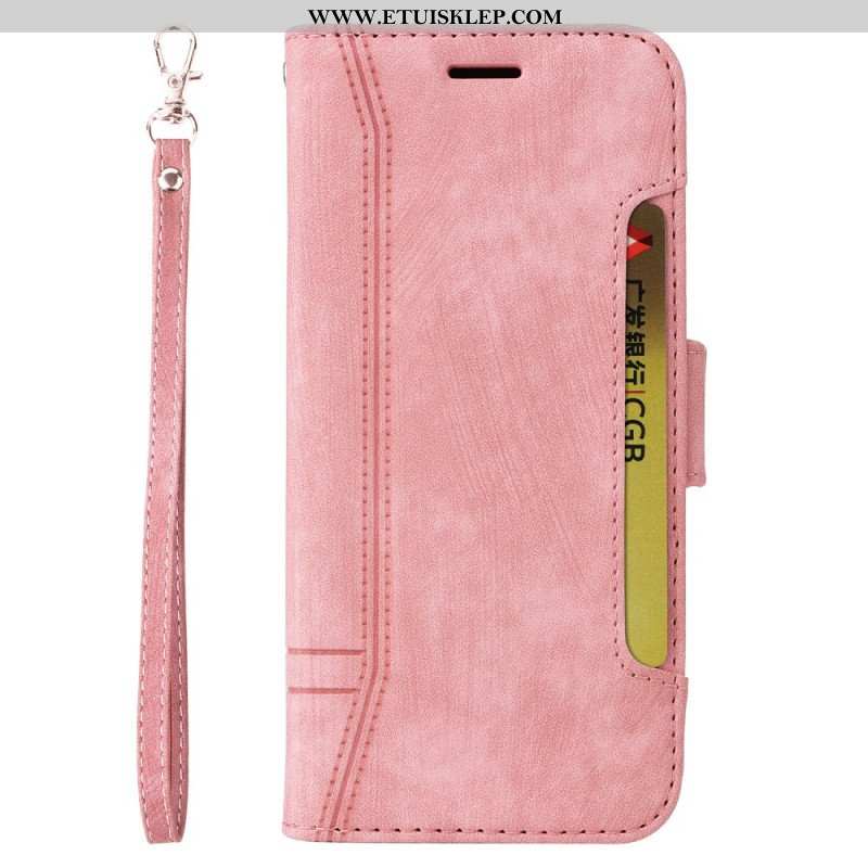 Etui Folio do Poco X5 5G Betopnice Przednie Etui Na Karty